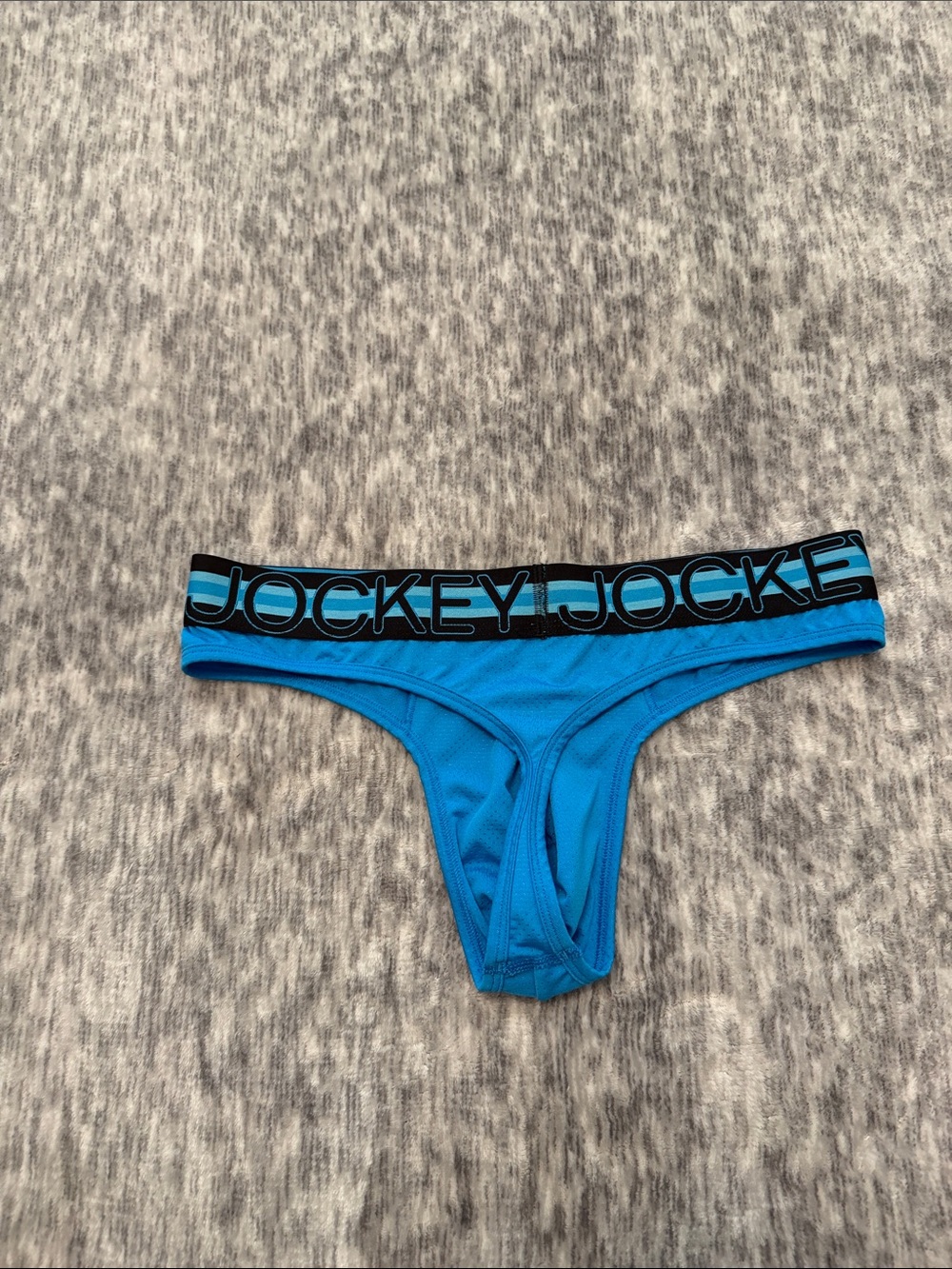 Jockey Blue Men's Thong - Picture 3 of 3